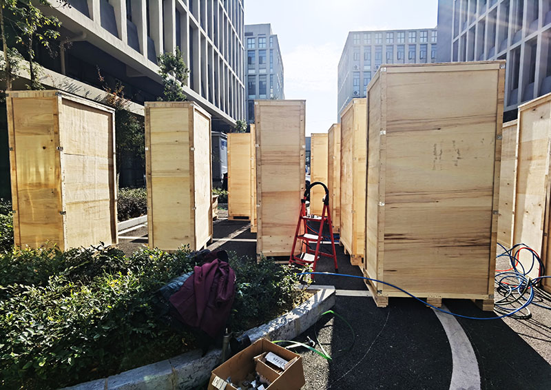 安琪酵母设备出口埃及的木包装箱项目